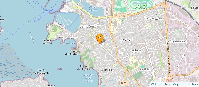 localisation de l'entreprise LE FOURNIL DE SAINT SERVAN à SAINT-MALO