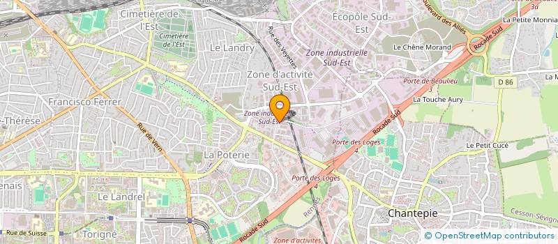 localisation de l'entreprise LE FOURNIL DE SAINTE LUCE à RENNES