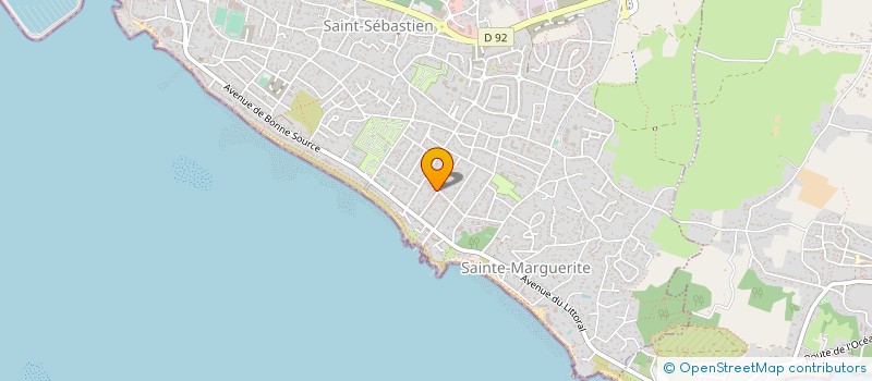 localisation de l'entreprise LE FOURNIL DE SAINTE MARGUERITE  PORNICHET