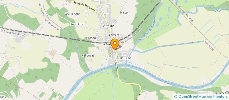 localisation de l'entreprise LE FOURNIL DE SAUBUSSE  SAUBUSSE