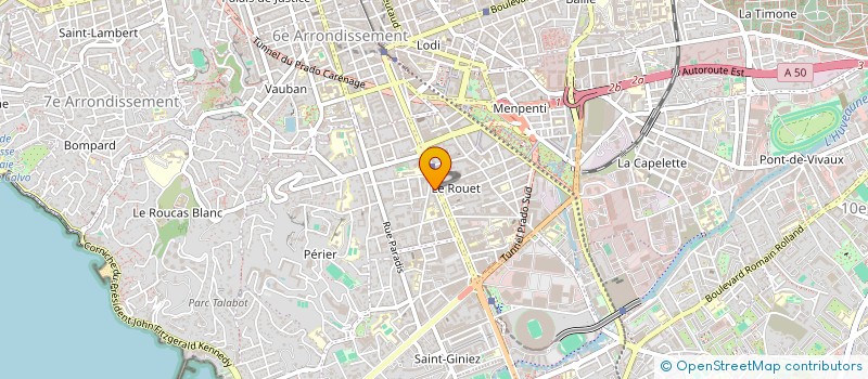 localisation de l'entreprise LE FOURNIL DE SAUSSET  MARSEILLE