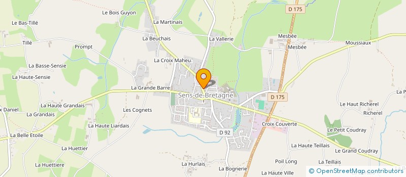 localisation de l'entreprise LE FOURNIL DE SENS à SENS-DE-BRETAGNE