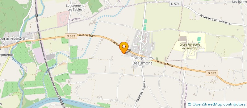 localisation de l'entreprise LE FOURNIL DE ST ANGE  GRANGES-LES-BEAUMONT