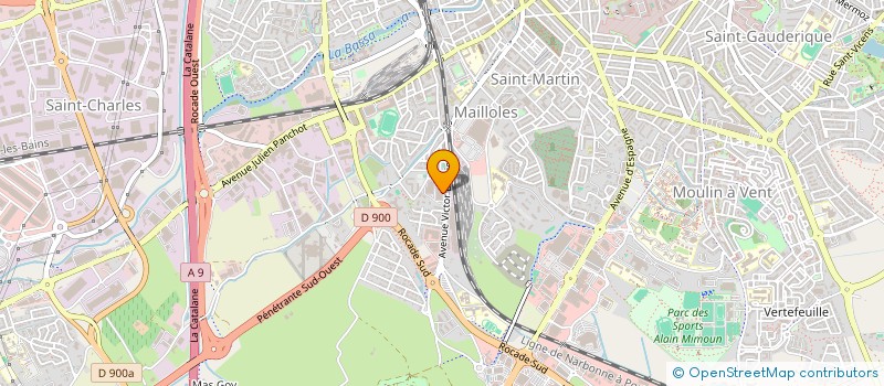 localisation de l'entreprise LE FOURNIL DE TED à PERPIGNAN