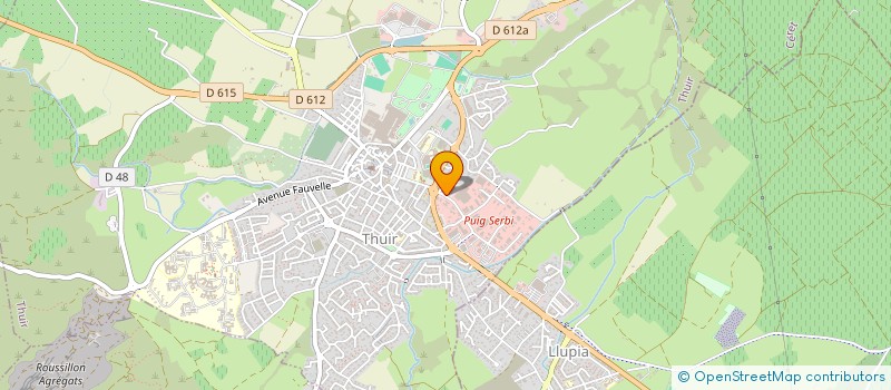 localisation de l'entreprise LE FOURNIL DE THUIR à THUIR