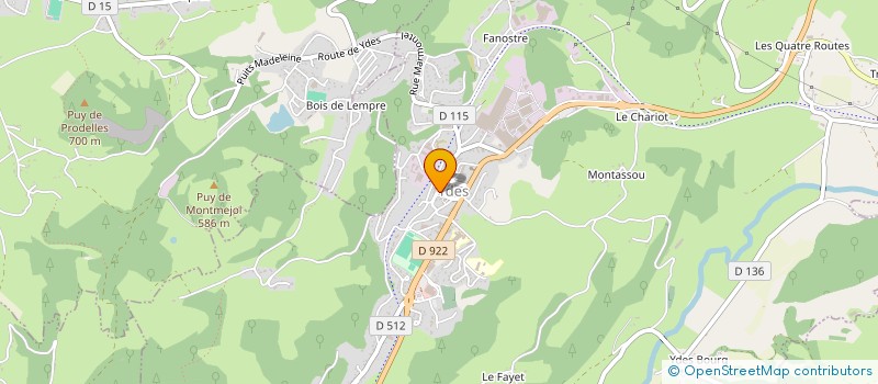 localisation de l'entreprise LE FOURNIL DE TRANCIS à YDES