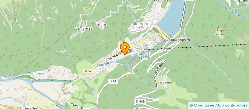 localisation de l'entreprise LE FOURNIL DE VAUJANY à VAUJANY