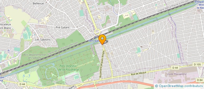 localisation de l'entreprise LE FOURNIL DE VAUJOURS  VAUJOURS