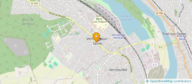 localisation de l'entreprise LE FOURNIL DE VERNEUIL à VERNEUIL-SUR-SEINE
