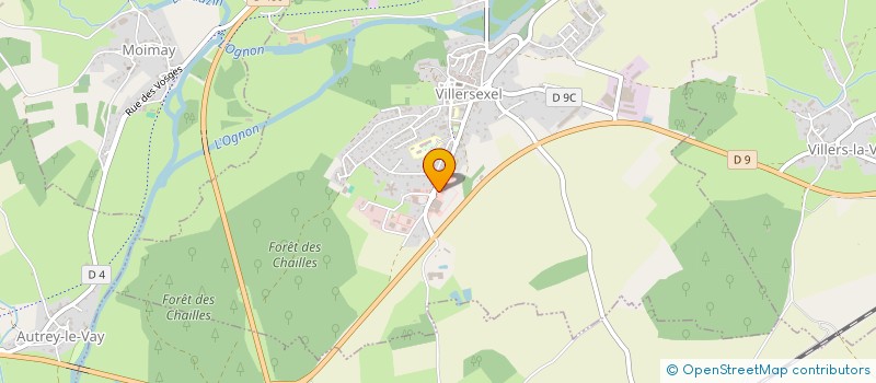 localisation de l'entreprise LE FOURNIL DE VILLERSEXEL  VILLERSEXEL