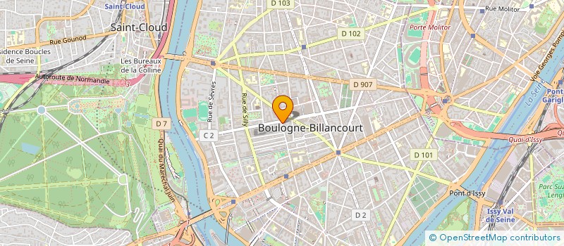 localisation de l'entreprise LE FOURNIL DE YASS  BOULOGNE-BILLANCOURT