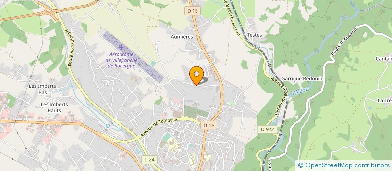 localisation de l'entreprise LE FOURNIL DE ZOE à VILLEFRANCHE-DE-ROUERGUE