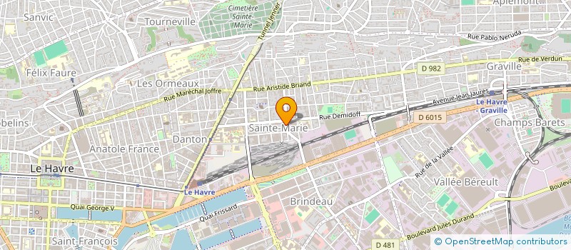 localisation de l'entreprise LE FOURNIL DEMIDOFF à LE HAVRE