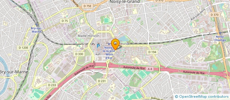 localisation de l'entreprise LE FOURNIL DES ARCADES à NOISY-LE-GRAND