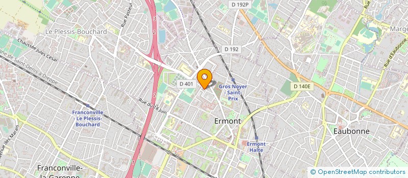 localisation de l'entreprise LE FOURNIL DES CHENES à ERMONT