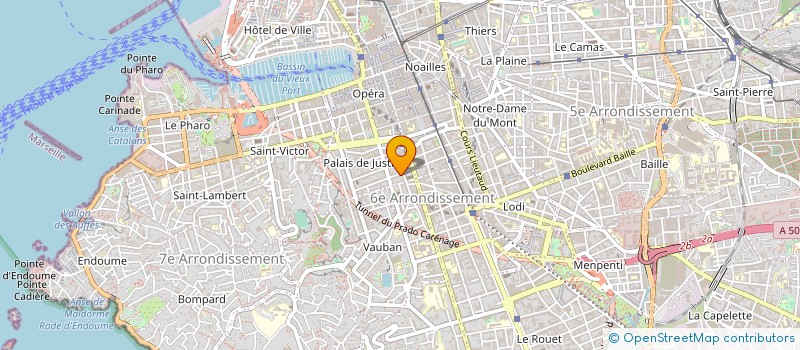localisation de l'entreprise LE FOURNIL DES DOCKS à MARSEILLE