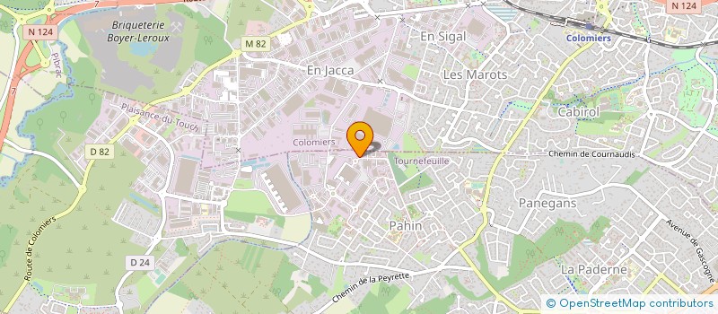 localisation de l'entreprise LE FOURNIL DES DOUCEURS  TOURNEFEUILLE