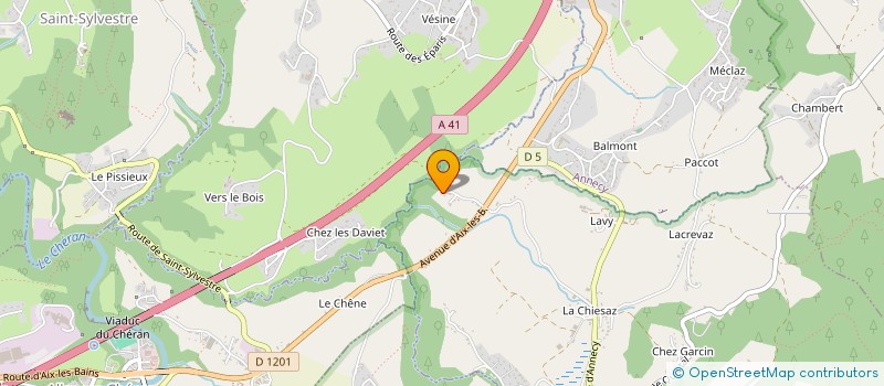 localisation de l'entreprise LE FOURNIL DES EPARIS  VIUZ-LA-CHIESAZ