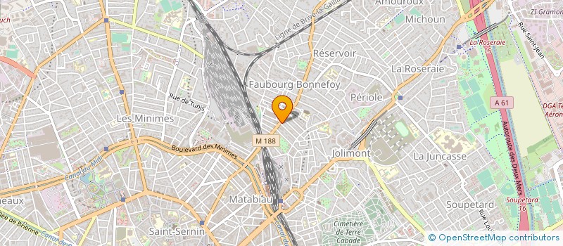 localisation de l'entreprise LE FOURNIL DES FILLES  TOULOUSE