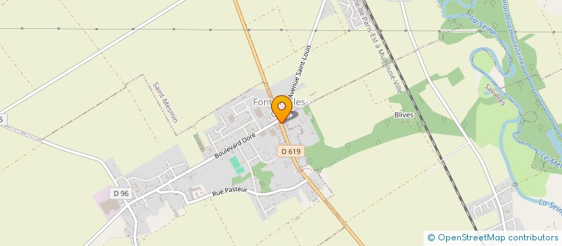 localisation de l'entreprise LE FOURNIL DES GRES à FONTAINE-LES-GRES