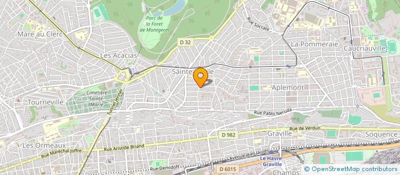 localisation de l'entreprise LE FOURNIL DES HALLATTES à LE HAVRE