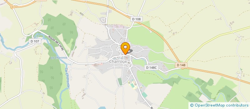 localisation de l'entreprise LE FOURNIL DES HALLES à CHARROUX
