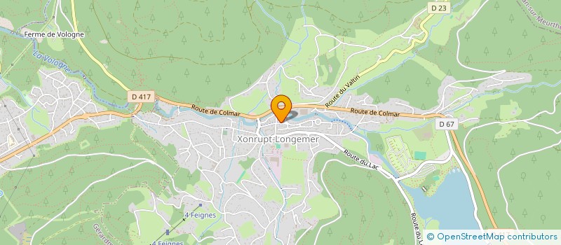 localisation de l'entreprise LE FOURNIL DES LACS BY DARTOIS  XONRUPT-LONGEMER