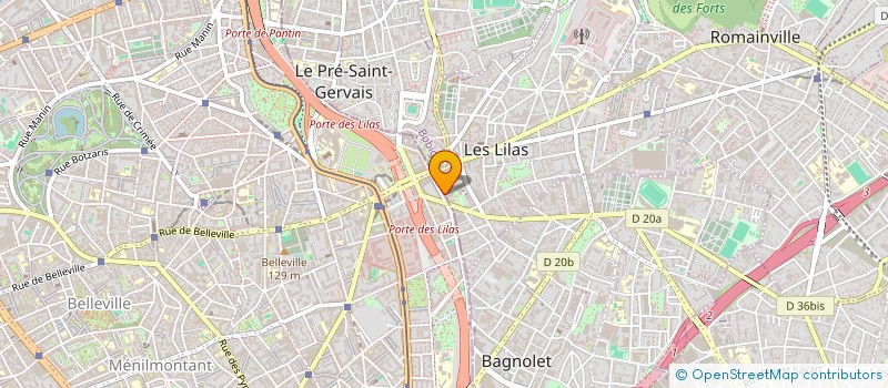 localisation de l'entreprise LE FOURNIL DES LILAS à LES LILAS