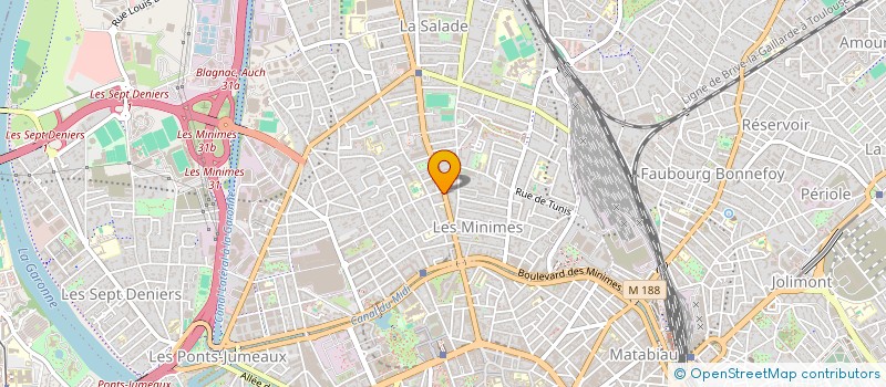 localisation de l'entreprise LE FOURNIL DES MINIMES à TOULOUSE