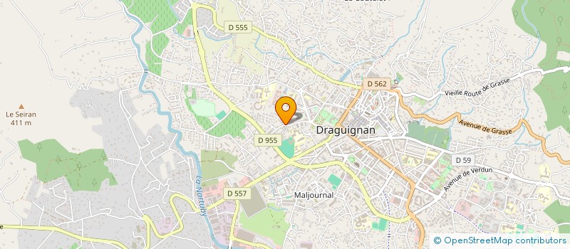 localisation de l'entreprise LE FOURNIL DES MITRONS  DRAGUIGNAN