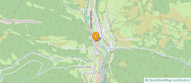 localisation de l'entreprise LE FOURNIL DES NESTES  SARRANCOLIN