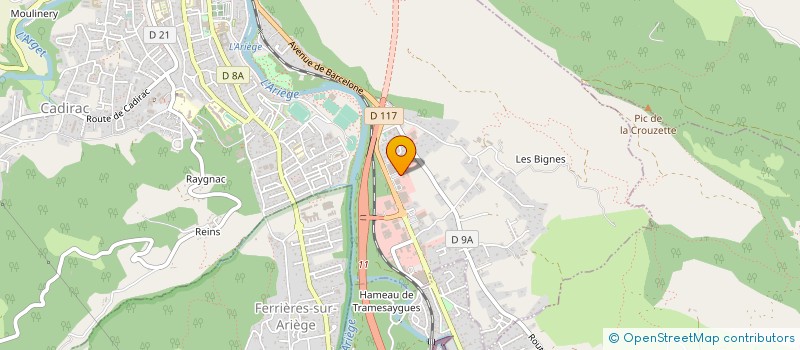 localisation de l'entreprise LE FOURNIL DES PYRENEES à FOIX