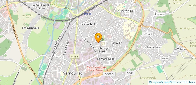 localisation de l'entreprise LE FOURNIL DES ROCHELLES à DREUX