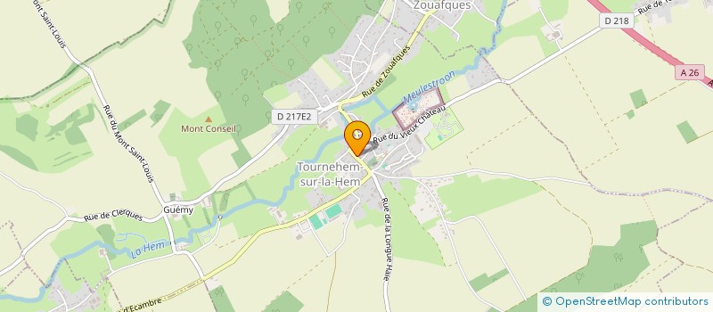 localisation de l'entreprise LE FOURNIL DES SARRAZINS  TOURNEHEM-SUR-LA-HEM