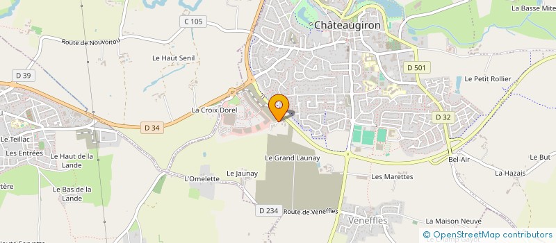 localisation de l'entreprise LE FOURNIL DES SAVEURS  CHATEAUGIRON