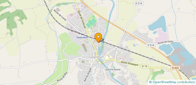 localisation de l'entreprise LE FOURNIL DES SAVEURS à SAVERDUN