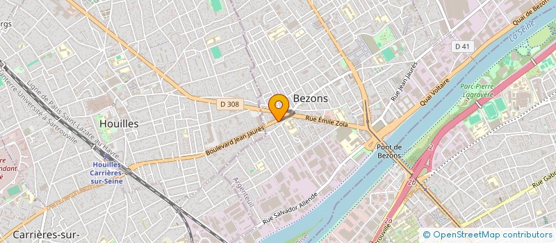 localisation de l'entreprise LE FOURNIL DES SAVEURS à BEZONS