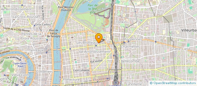 localisation de l'entreprise LE FOURNIL DU 6EME  LYON