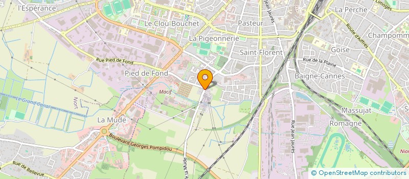 localisation de l'entreprise LE FOURNIL DU BANETIER  BESSINES