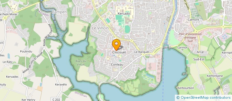localisation de l'entreprise LE FOURNIL DU CAILLOU à VANNES