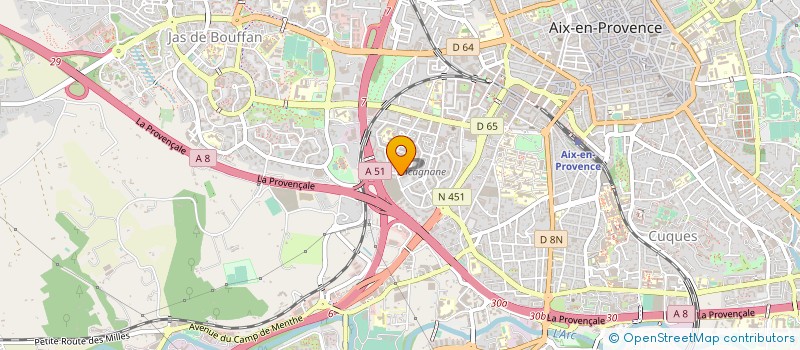 localisation de l'entreprise LE FOURNIL DU CANET à AIX-EN-PROVENCE