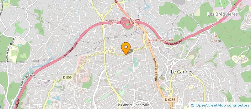 localisation de l'entreprise LE FOURNIL DU CANNET à LE CANNET