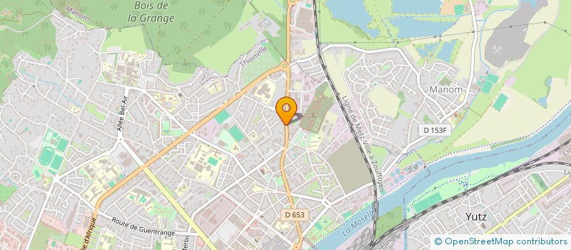 localisation de l'entreprise LE FOURNIL DU CHATEAU  THIONVILLE