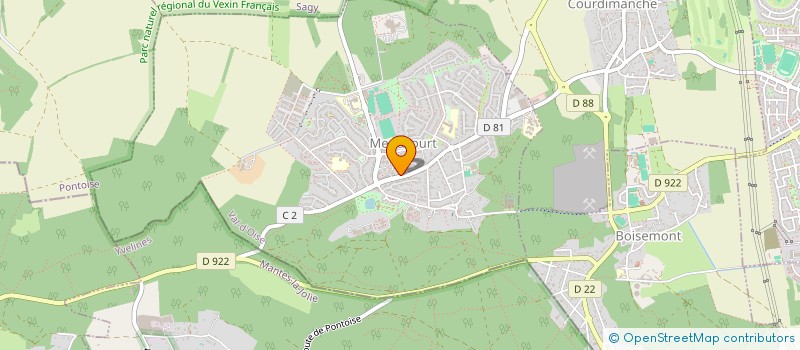 localisation de l'entreprise LE FOURNIL DU CHATEAU  MENUCOURT