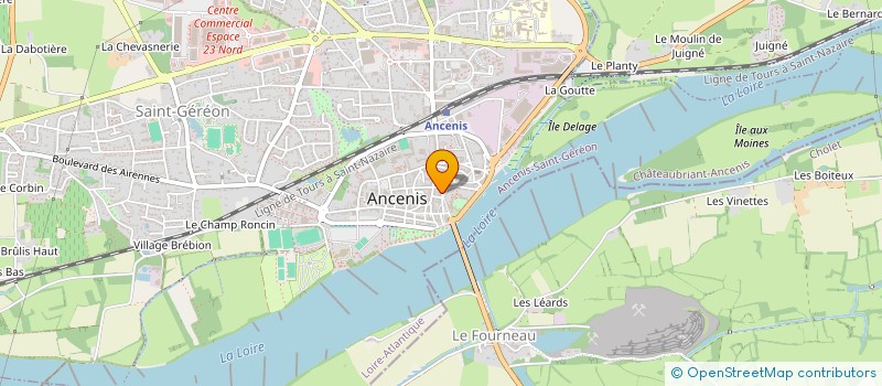 localisation de l'entreprise LE FOURNIL DU CHATEAU  ANCENIS-SAINT-GEREON