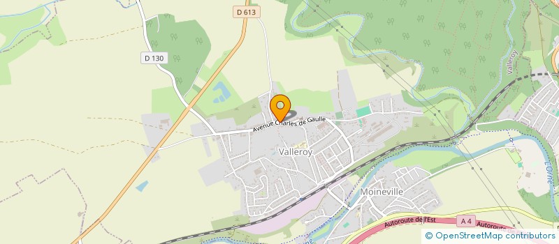 localisation de l'entreprise LE FOURNIL DU CHATEAU  VALLEROY