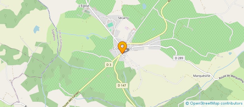 localisation de l'entreprise LE FOURNIL DU COUCOU  COCUMONT