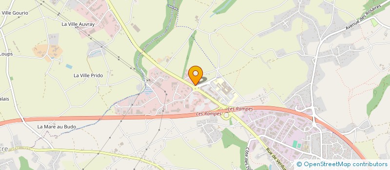 localisation de l'entreprise LE FOURNIL DU GOELO à PLERIN