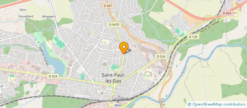 localisation de l'entreprise LE FOURNIL DU GOUT  SAINT-PAUL-LES-DAX