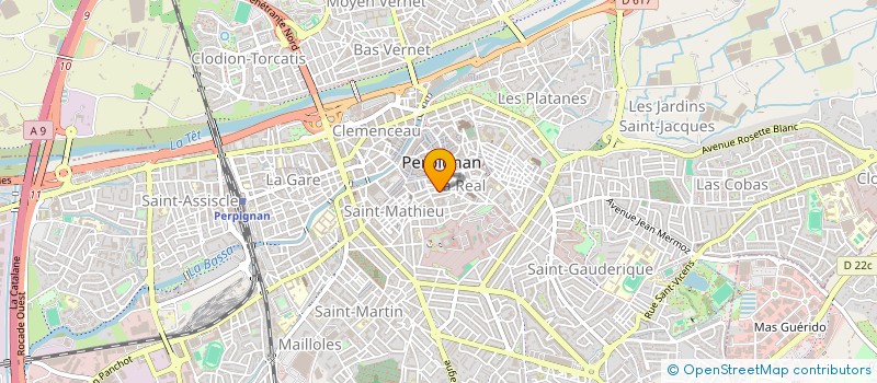 localisation de l'entreprise LE FOURNIL DU GRABUGE  PERPIGNAN